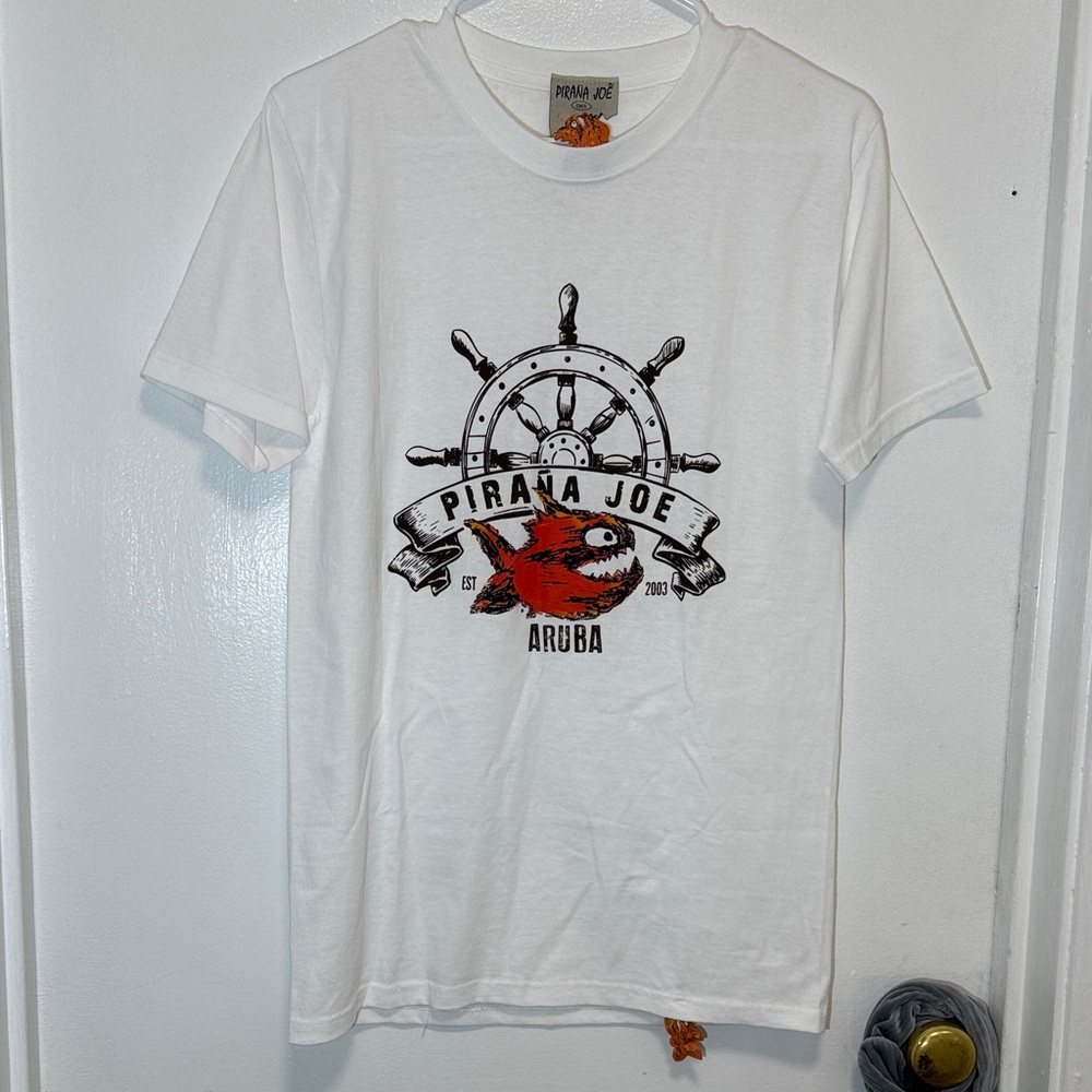 White Graphic Tee